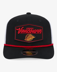 Vancouver Canucks New Era 970 Stretch Snap Skate Patch Mesh Trucker Hat