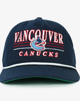Vancouver Canucks Celly Co 2004 Orca Script Navy Rope Snapback