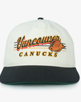 Vancouver Canucks Celly Co Skate Script Cream Snapback