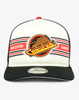 Vancouver Canucks New Era Youth 950 A-Frame Skate Banner Trucker Hat