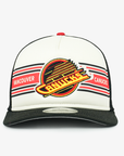 Vancouver Canucks New Era 950 A-Frame Skate Banner Trucker Hat