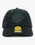 Vancouver Canucks 47 Brand x Carhartt Black Clean Up Hat