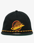 Vancouver Canucks Imperial Black Vintage Rope Skate Hat