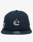 Vancouver Canucks '47 Brand Captain Navy Orca Hat