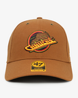 Vancouver Canucks 47 Brand x Carhartt Brown MVP Hat