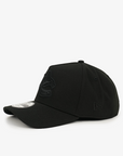 Vancouver Canucks New Era 940 A-Frame Black On Black Orca Hat