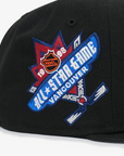 Vancouver Canucks New Era 5950 Hidden Hit 1998 All Star Game Black Orca Hat