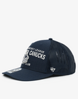 Vancouver Canucks '47 Brand Navy Trucker Club Wordmark Orca Hat