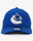 Vancouver Canucks New Era 940 A-Frame Trucker Blue Orca Hat