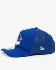 Vancouver Canucks New Era 940 A-Frame Trucker Blue Orca Hat