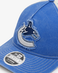 Vancouver Canucks New Era 940 M-Crown Trucker Blue/Cream Orca Hat