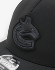 Vancouver Canucks New Era 940 M-Crown A-Frame Alpha Tonal Black Orca Hat