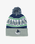 Vancouver Canucks Mitchell & Ness Youth Orca Pom Knit
