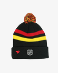 Vancouver Canucks Youth Fanatics Cuffed Pom Skate Beanie