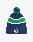 Vancouver Canucks Youth Fanatics Cuffed Pom Orca Beanie