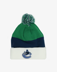 Vancouver Canucks Outerstuff Youth Essential Cuff Pom Orca Knit