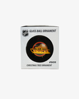 Vancouver Canucks Glass Ball Skate Ornament