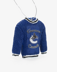 Vancouver Canucks Ugly Sweater Ornament