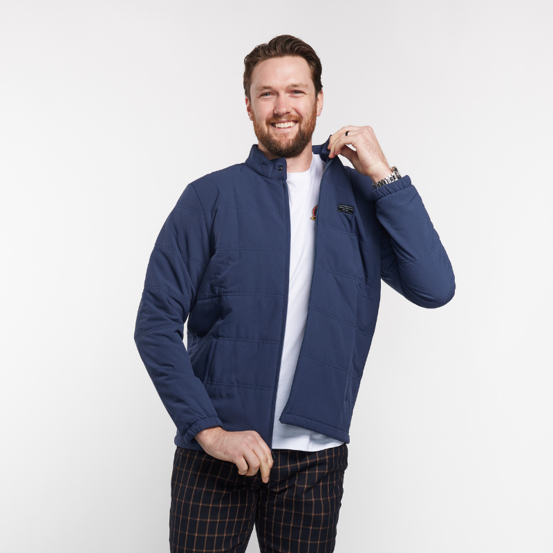 Vancouver Canucks Travis Mathew Navy Puffer Jacket