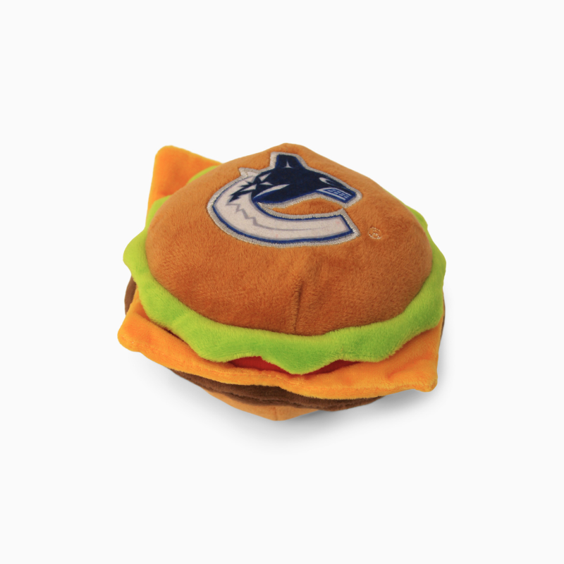 Vancouver Canucks Pets First Burger Plush Toy