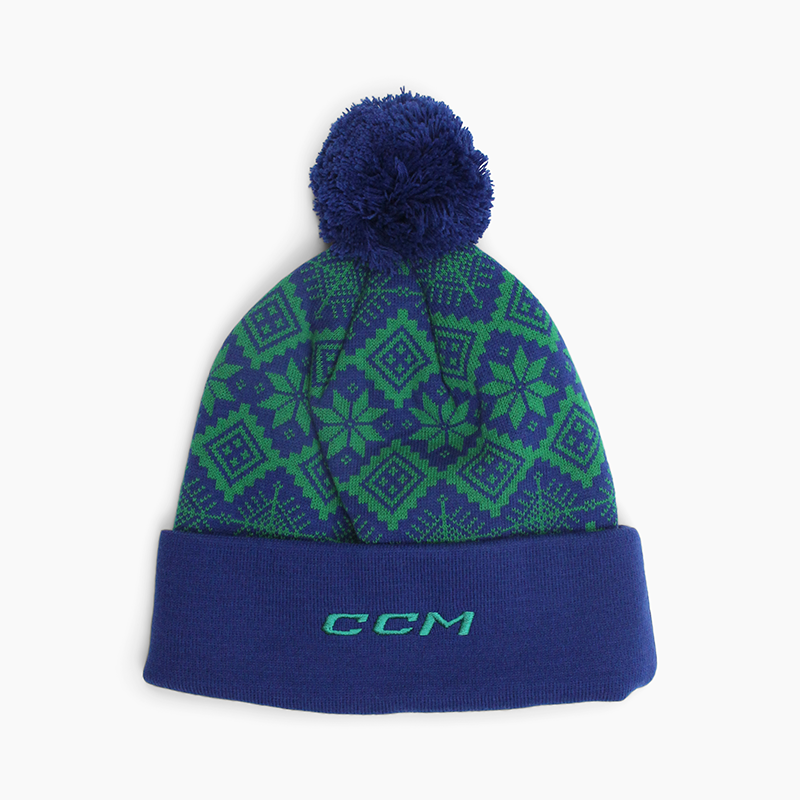 Abbotsford Canucks Festive Pom Knit Hat
