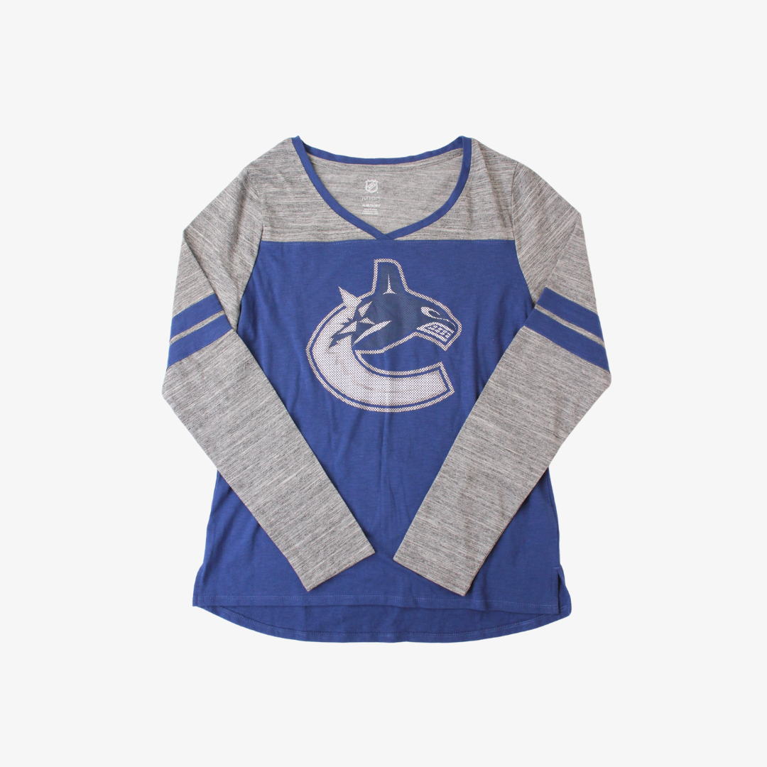 Vancouver Canucks Youth Girls Outer Secret Fan Football Longsleeve