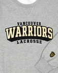Vancouver Warriors Grey Embroidery Crewneck