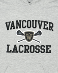 Vancouver Warriors Youth Grey Lacrosse Hoodie