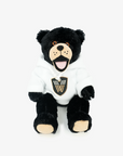 Vancouver Warriors 10" Happy Black Bear with White Hoodie