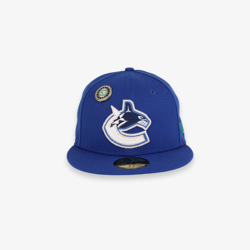 Vancouver Canucks New Era Orca Stick and Rink Pin 5950 Fitted Hat