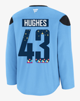 Vancouver Canucks Signed Hughes Diwali Jersey