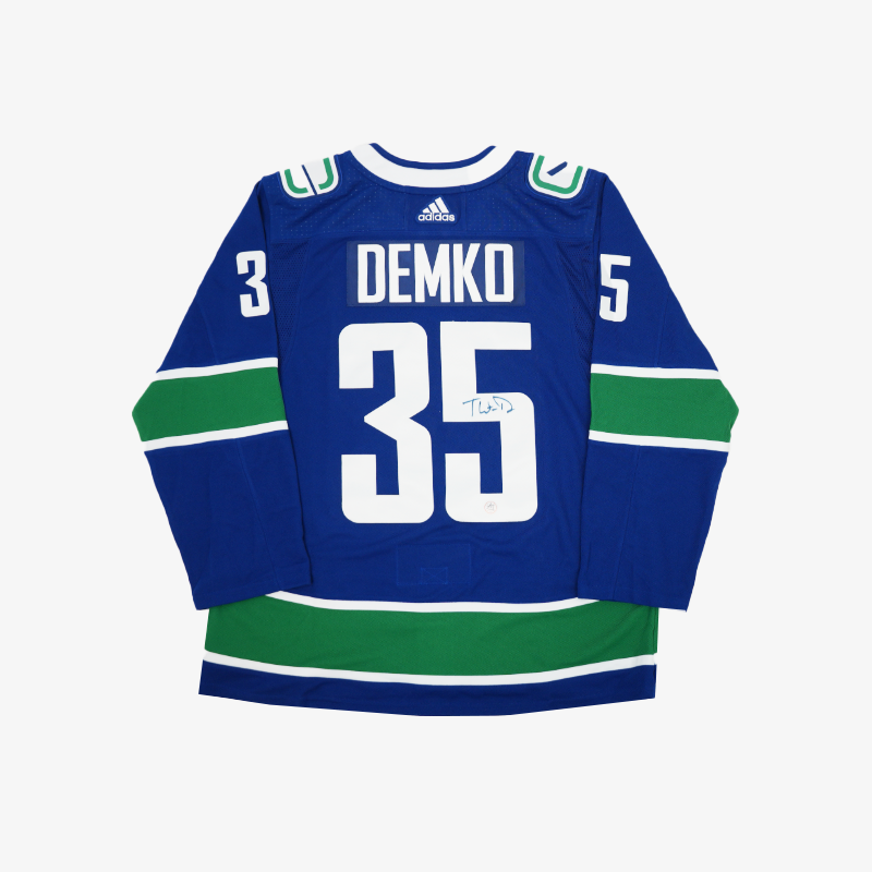 Demko Adidas Home Signed Jersey