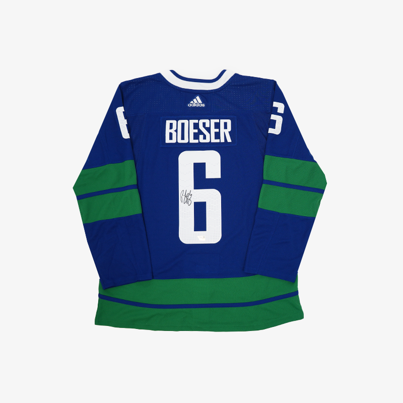 Boeser Adidas Heritage Signed Jersey