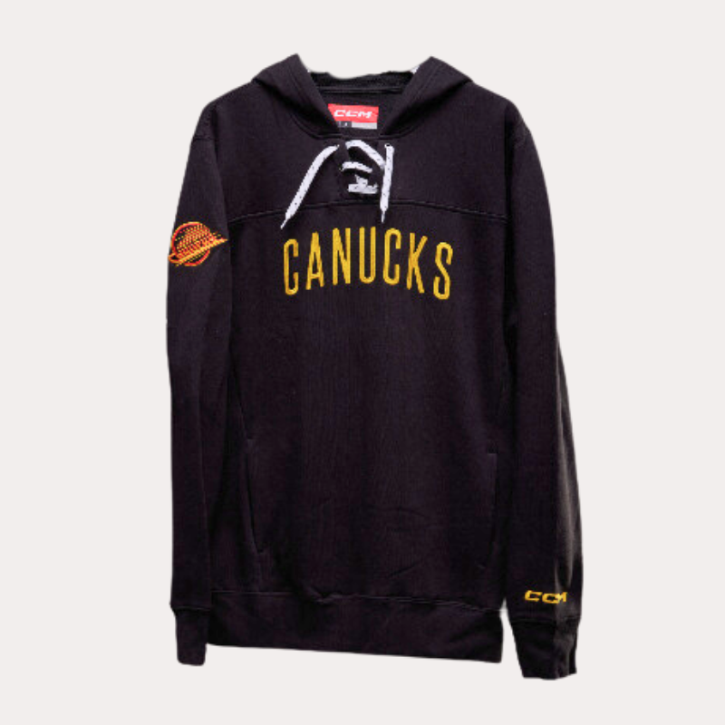 CCM Hockey Jersey Sweater Vancouver Canucks Vintage XL Stick