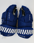 Used Warrior Alpha DX Pro Blueger Blue Gloves - 14"