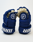 Used Warrior Covert QRE Forbort Blue Gloves - 14"