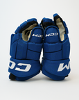 Used CCM Ultra Tacks Juulsen Blue Gloves - 14"