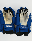 Used CCM Ultra Tacks Juulsen Blue Gloves - 14"