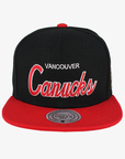 Vancouver Canucks M&N Youth Script Skate Snapback