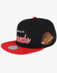 Vancouver Canucks M&N Youth Script Skate Snapback
