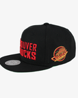 Vancouver Canucks M&N Youth Side Skate Snapback