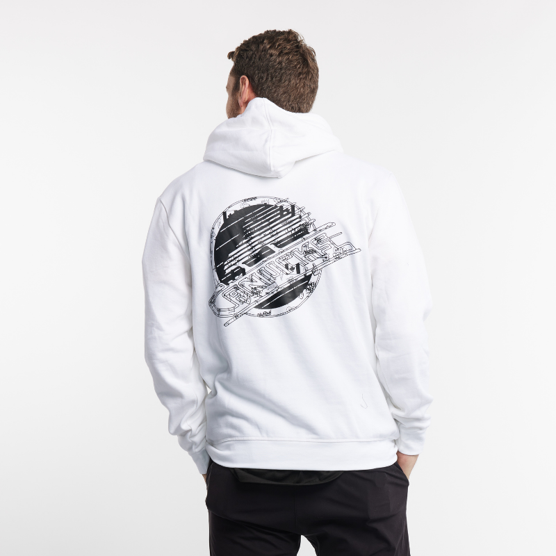 Mitchell & Ness, Shirts, Mitchel And Ness Vancouver Canucks Flying Skate  White Hoodie