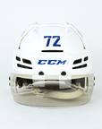 Filip Chytil CCM Tacks X Used White Helmet