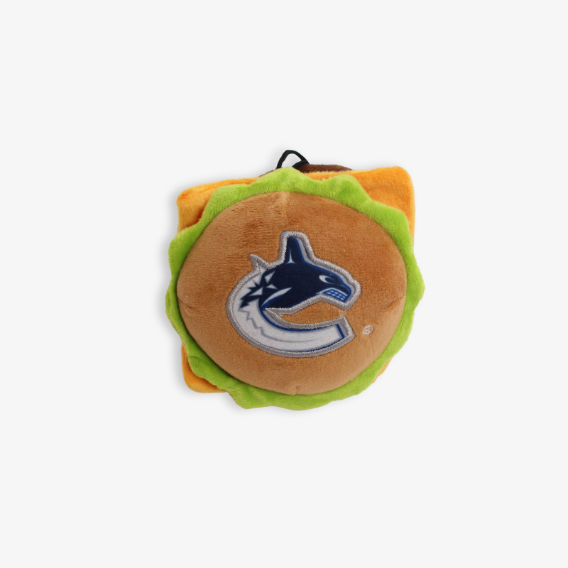 Vancouver Canucks Pets First Burger Plush Toy