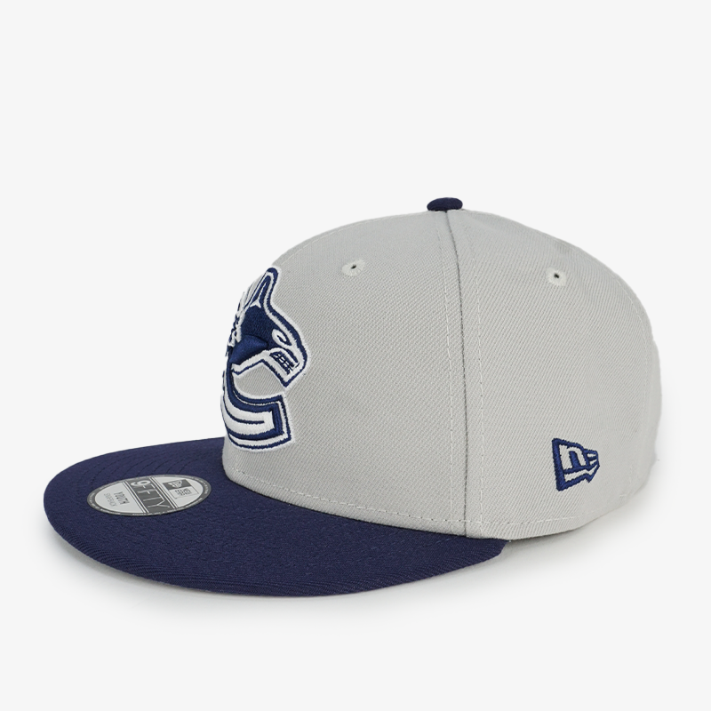 Vancouver Canucks New Era Youth 950 2 Tone Grey Orca Hat