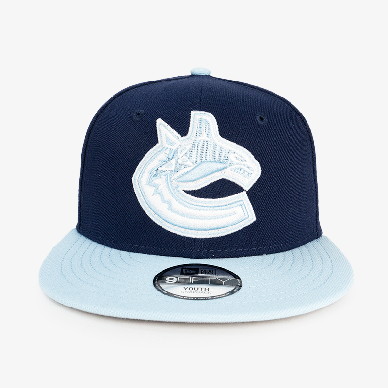 Vancouver Canucks New Era Youth 950 2 Tone Navy Orca Hat