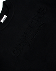 Vancouver Canucks In House Black Embossed Crewneck