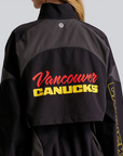 Vancouver Canucks x lululemon Coastal Black Skate Windbreaker Jacket