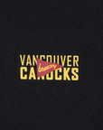 Vancouver Canucks Breezy Black Skate Skyline Tee