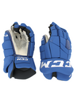 Used CCM Ultra Tacks Boeser Blue Gloves - 14"